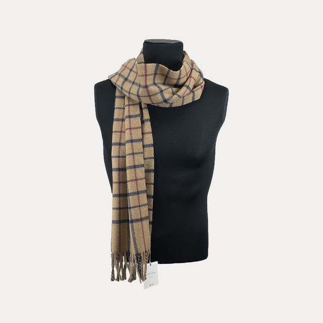 Camel wool scarf