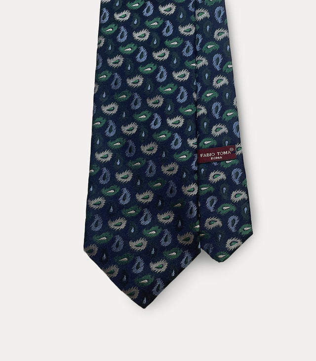 Jacquard silk tie