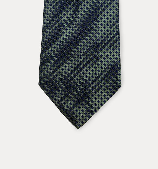 Jacquard silk tie