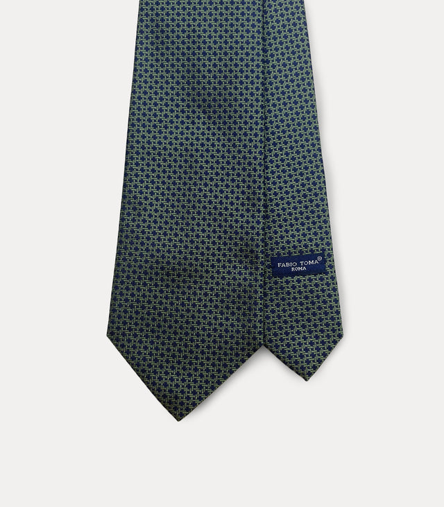 Jacquard silk tie