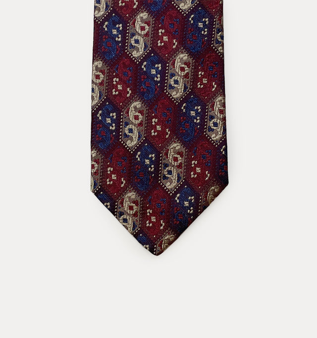 Jacquard silk tie