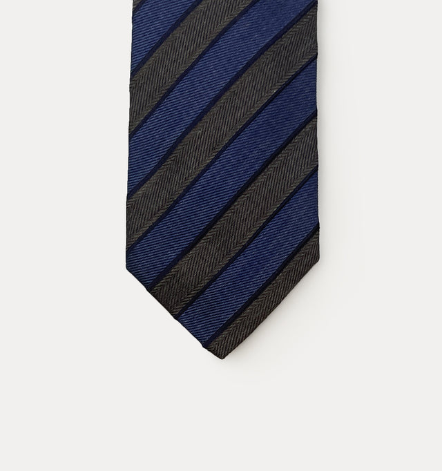 Cravatta in cotone seta Jacquard