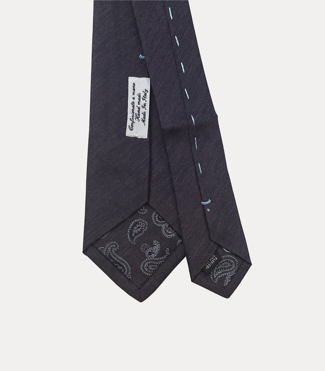 Cravatta in seta Melange Platinum