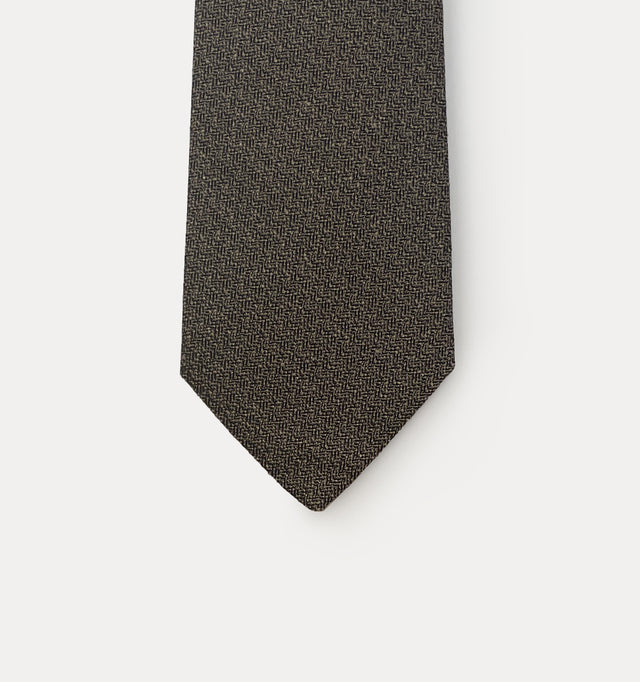 Cravatta in cotone seta Jacquard