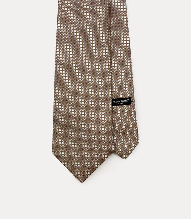 Jacquard silk tie