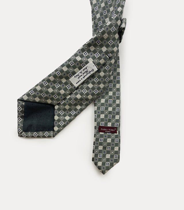 Jacquard silk tie