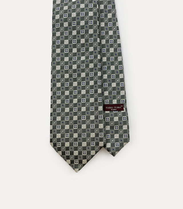 Jacquard silk tie