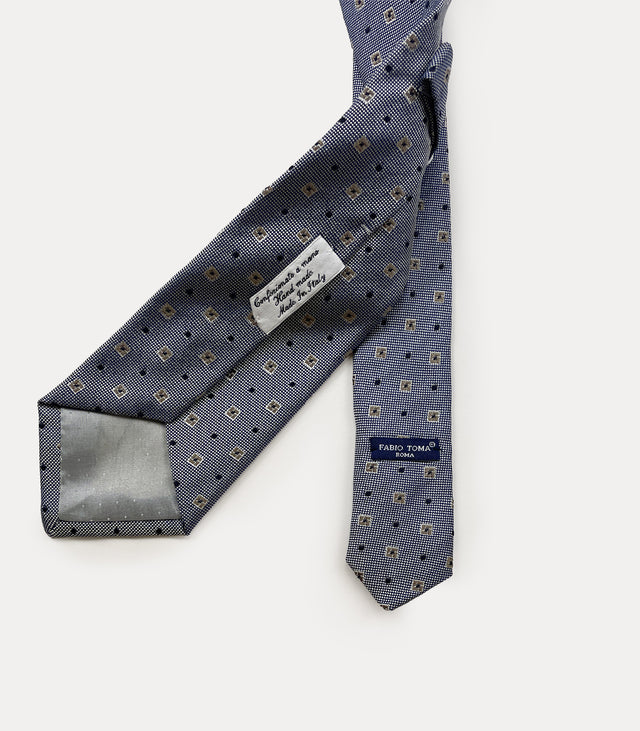 Jacquard silk tie