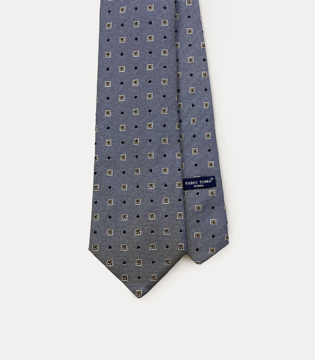 Jacquard silk tie