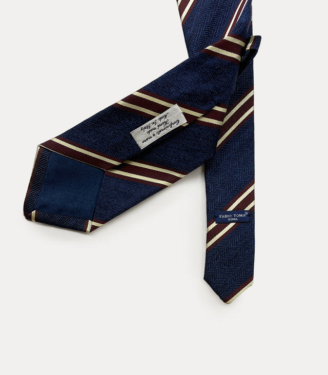 Jacquard silk tie