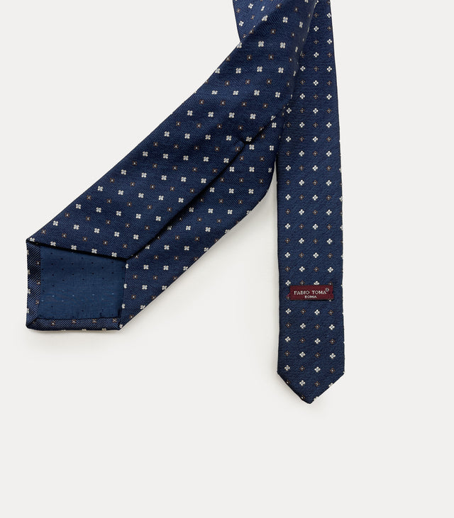 Jacquard silk tie