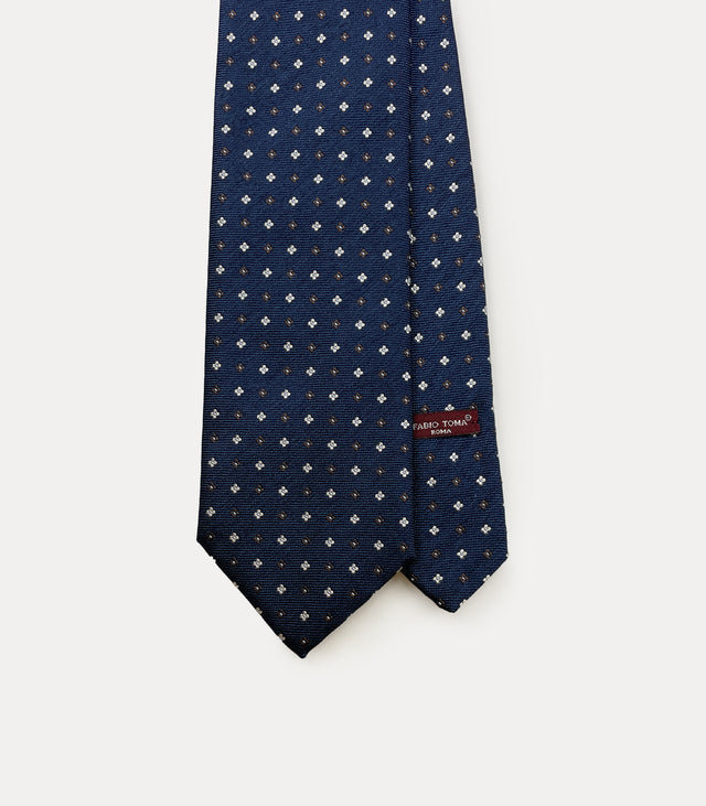 Jacquard silk tie