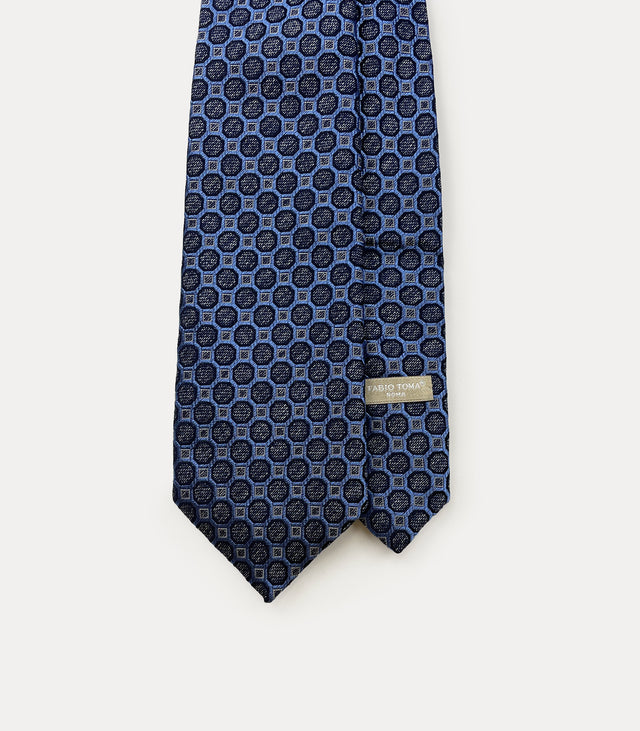 Jacquard silk tie