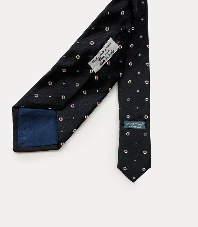 Jacquard silk tie