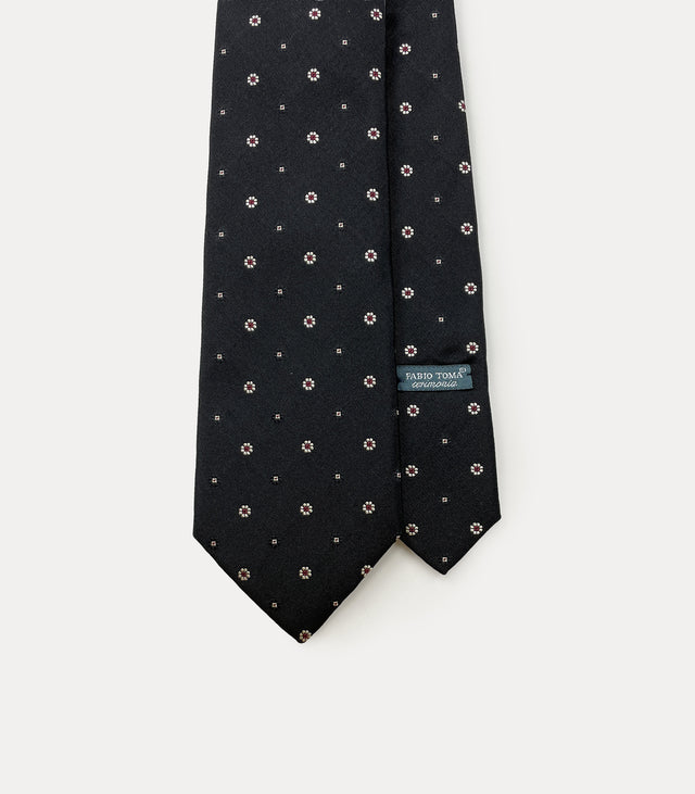 Jacquard silk tie