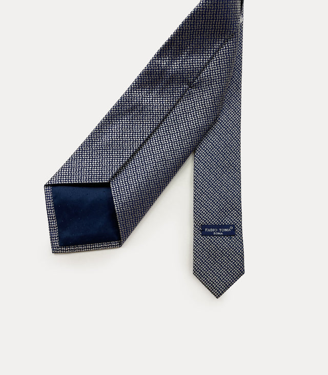 Jacquard silk tie