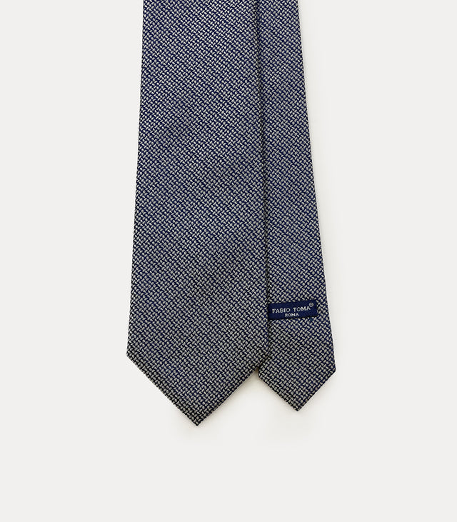 Jacquard silk tie