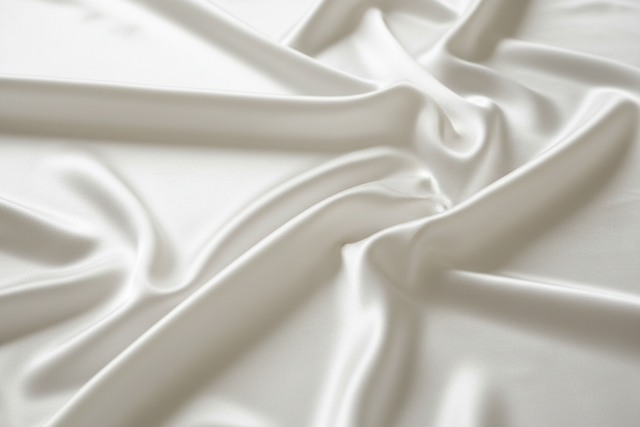 tessuto seta bianca