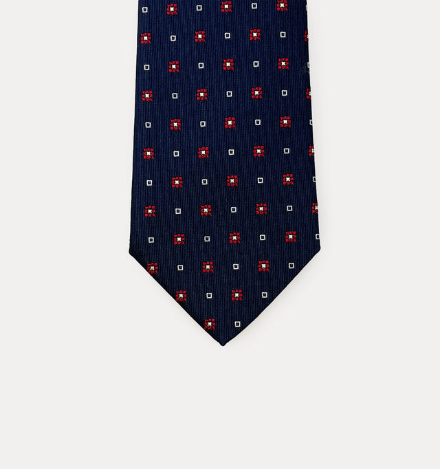 Jacquard silk tie